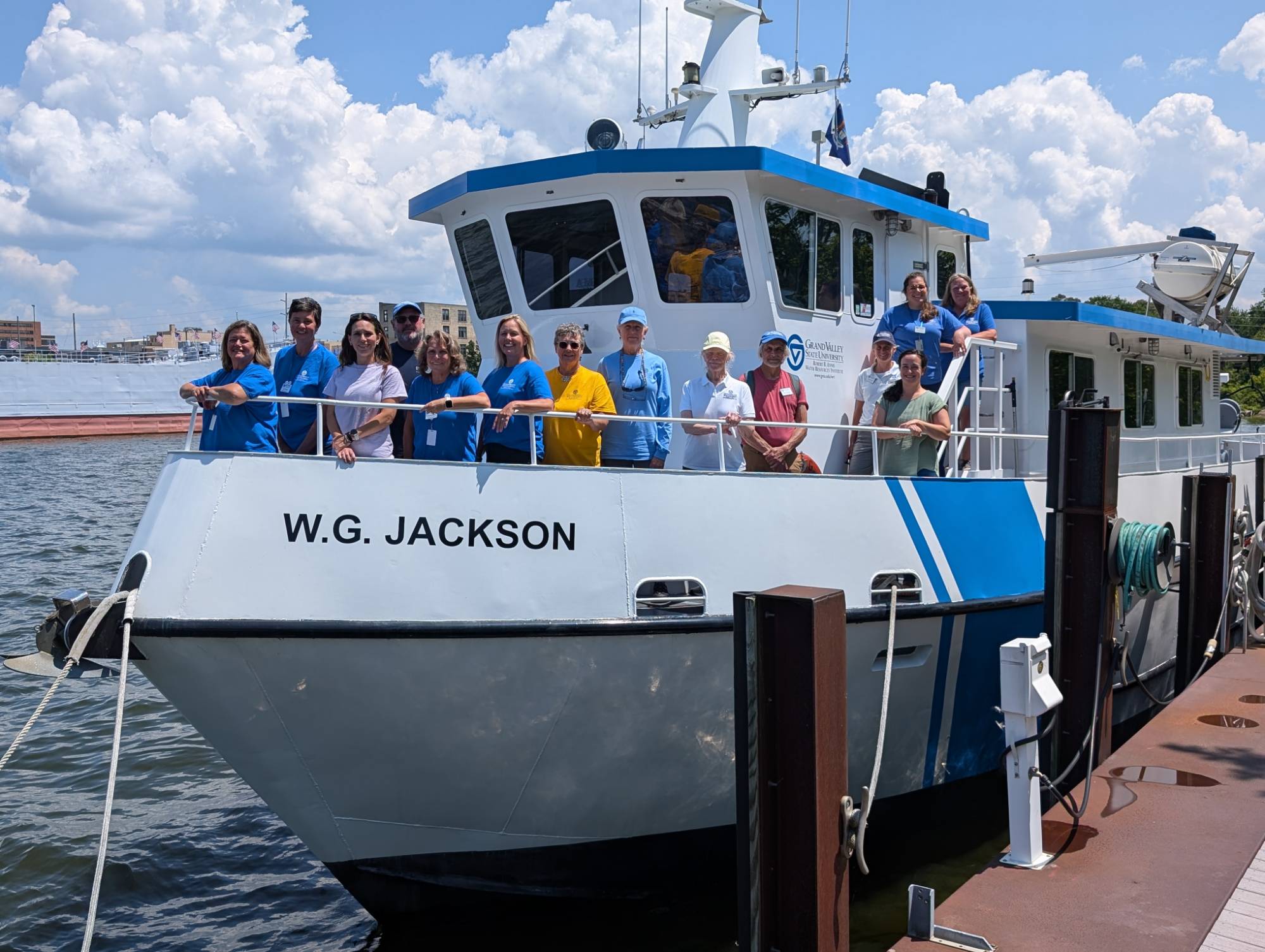 2024 Outreach Program Staff on the W.G. Jackson